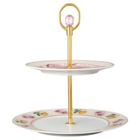 Porcellana Idyllia éTagèRe, motivo Crystal Print, Lily Citron, piccolo, multicolore