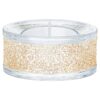 Portacandela Shimmer, tonalità dorata