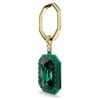 Portachiavi con taglio ottagonale, verde, finitura in metalli misti Portachiavi con taglio ottagonale, verde, finitura in metalli misti