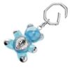 Portachiavi orsetto Teddy, blu, placcato in rodio Portachiavi orsetto Teddy, blu, placcato in rodio