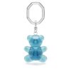 Portachiavi orsetto Teddy, blu, placcato in rodio Portachiavi orsetto Teddy, blu, placcato in rodio