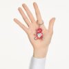 Portachiavi Teddy Bear, rosa, placcato in rodio Portachiavi Teddy Bear, rosa, placcato in rodio