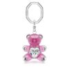 Portachiavi Teddy Bear, rosa, placcato in rodio Portachiavi Teddy Bear, rosa, placcato in rodio