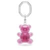 Portachiavi Teddy Bear, rosa, placcato in rodio Portachiavi Teddy Bear, rosa, placcato in rodio