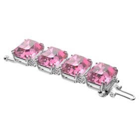 Prolunga Millenia con taglio ottagonale, rosa, placcata in rodio