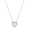 Set Ariana Grande X Swarovski con tagli misti, cuore, bianco, placcato in rodio Set Ariana Grande X Swarovski con tagli misti, cuore, bianco, placcato in rodio