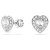 Set Ariana Grande X Swarovski con tagli misti, cuore, bianco, placcato in rodio Set Ariana Grande X Swarovski con tagli misti, cuore, bianco, placcato in rodio