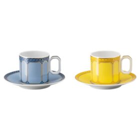 Set da caffè Signum in porcellana, multicolore