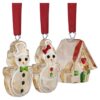 Set di decorazioni natalizie a forma di pan di zenzero “Holiday Cheers” Set di decorazioni natalizie a forma di pan di zenzero “Holiday Cheers”