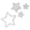 Set di gioielli per il corpo (4), Stella, Bianco Set di gioielli per il corpo (4), Stella, Bianco