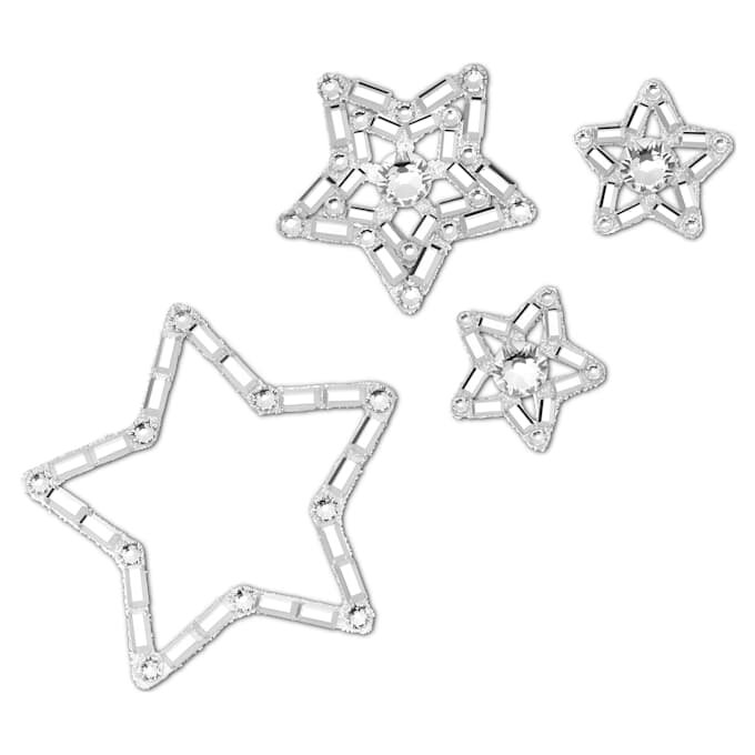 Set di gioielli per il corpo (4), Stella, Bianco Set di gioielli per il corpo (4), Stella, Bianco
