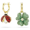 Set di orecchini pendenti Idyllia (3), coccinella, trifoglio, fragola, multicolore, placcati in oro Set di orecchini pendenti Idyllia (3), coccinella, trifoglio, fragola, multicolore, placcati in oro