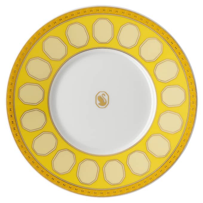 Tazza da tè con piattino Signum in porcellana, gialla Tazza da tè con piattino Signum in porcellana, gialla