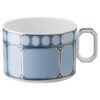 Tazza da tè Signum con piattino in porcellana, blu Tazza da tè Signum con piattino in porcellana, blu