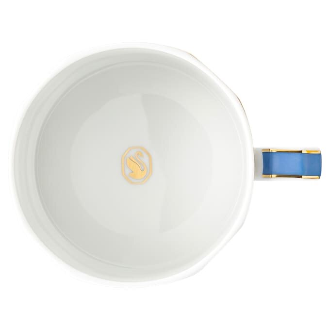 Tazza da tè Signum con piattino in porcellana, blu Tazza da tè Signum con piattino in porcellana, blu