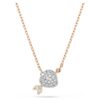 Set Idyllia con tagli misti, cuore con freccia, placcato in oro bianco e oro rosa Set Idyllia con tagli misti, cuore con freccia, placcato in oro bianco e oro rosa