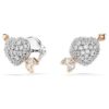 Set Idyllia con tagli misti, cuore con freccia, placcato in oro bianco e oro rosa Set Idyllia con tagli misti, cuore con freccia, placcato in oro bianco e oro rosa