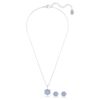 Set “Magic Set Snowflake”, blu, placcato in rodio Set “Magic Set Snowflake”, blu, placcato in rodio