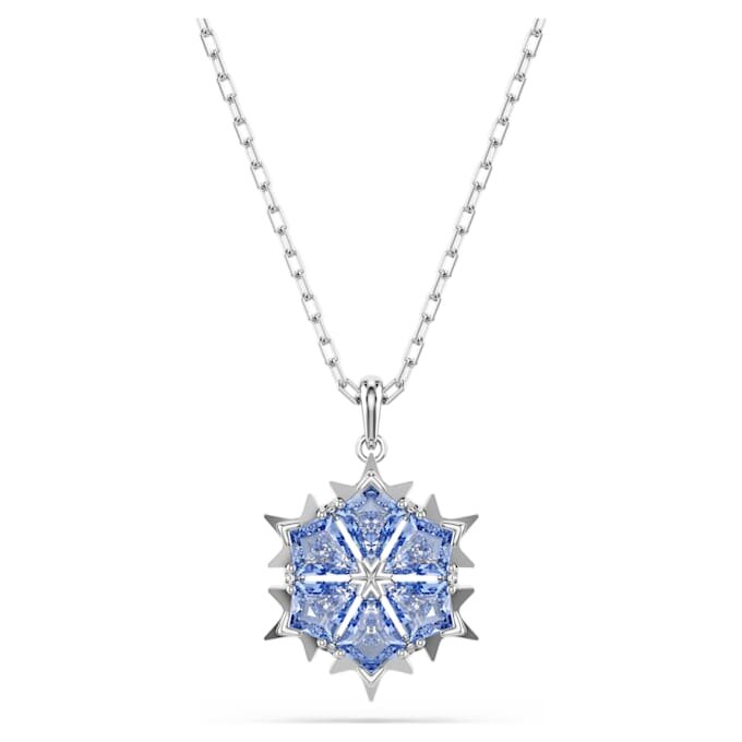 Set “Magic Set Snowflake”, blu, placcato in rodio Set “Magic Set Snowflake”, blu, placcato in rodio