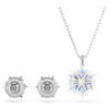 Set “Magic Set Snowflake”, blu, placcato in rodio Set “Magic Set Snowflake”, blu, placcato in rodio