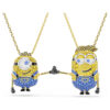 Set Minions James e Henry con pavé multicolore, placcato in oro Set Minions James e Henry con pavé multicolore, placcato in oro