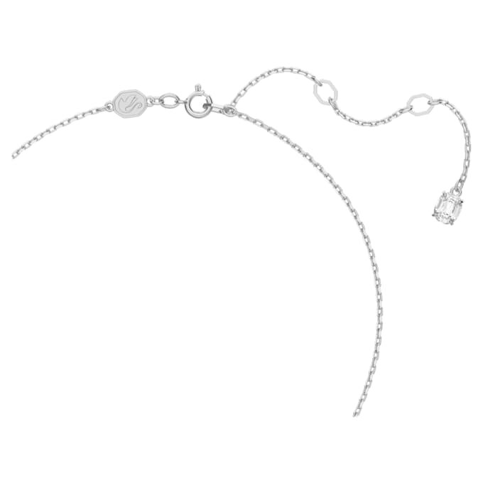 Set Stilla con taglio rotondo, bianco, placcato in rodio Set Stilla con taglio rotondo, bianco, placcato in rodio