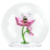 Sfera di vetro Idyllia con ape e fiori