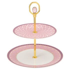 Signum éTagèRe in porcellana, piccolo, rosa