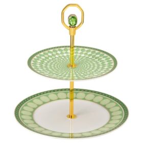 Signum éTagèRe in porcellana, piccolo, verde
