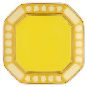 Signum Vide Poche in porcellana, giallo