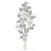 Spilla Constella Crystal Pearl, taglio rotondo, bianca, placcata in rodio Spilla Constella Crystal Pearl, taglio rotondo, bianca, placcata in rodio