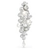Spilla Constella Crystal Pearl, taglio rotondo, bianca, placcata in rodio Spilla Constella Crystal Pearl, taglio rotondo, bianca, placcata in rodio