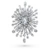 Spilla Galaxy con diamanti sintetici 15,71 carati in totale, forme miste, oro bianco 18 carati Spilla Galaxy con diamanti sintetici 15,71 carati in totale, forme miste, oro bianco 18 carati