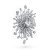 Spilla Galaxy con diamanti sintetici 15,71 carati in totale, forme miste, oro bianco 18 carati Spilla Galaxy con diamanti sintetici 15,71 carati in totale, forme miste, oro bianco 18 carati