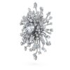 Spilla Galaxy con diamanti sintetici 15,71 carati in totale, forme miste, oro bianco 18 carati Spilla Galaxy con diamanti sintetici 15,71 carati in totale, forme miste, oro bianco 18 carati