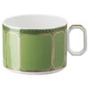 Tazza con piattino Signum in porcellana, verde Tazza con piattino Signum in porcellana, verde