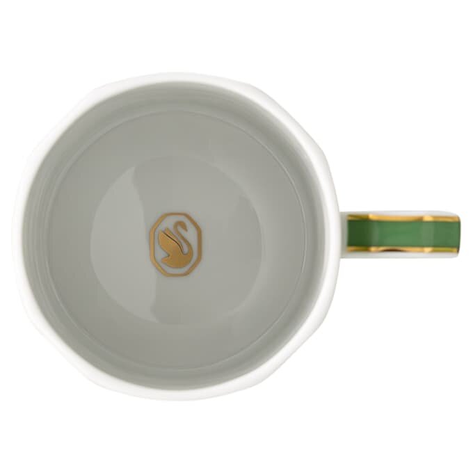 Tazza da caffè Signum con piattino in porcellana, verde Tazza da caffè Signum con piattino in porcellana, verde
