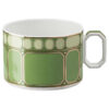 Tazza da tè Signum con piattino in porcellana, verde Tazza da tè Signum con piattino in porcellana, verde