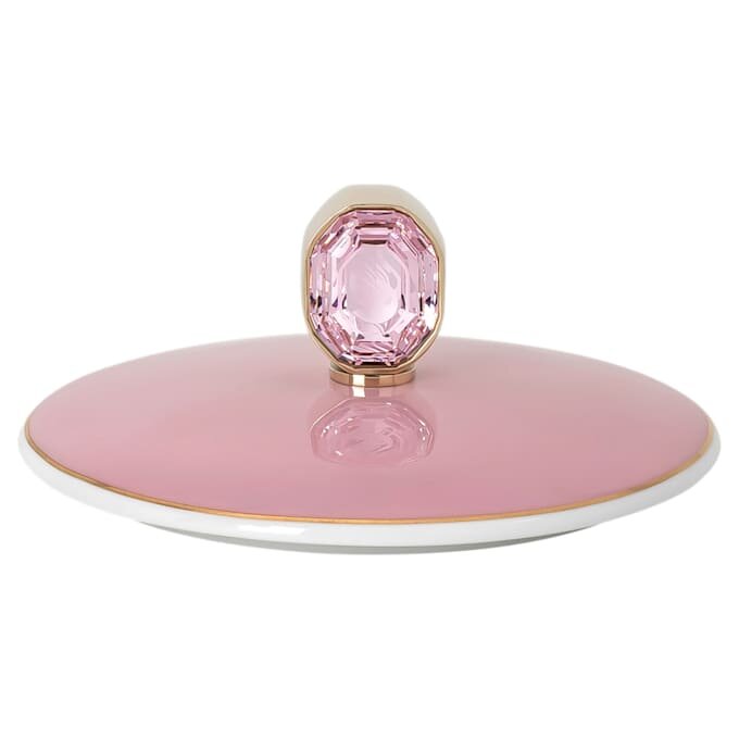 Tazza Idyllia in porcellana, motivo con cristalli, fringuello, rosa Tazza Idyllia in porcellana, motivo con cristalli, fringuello, rosa