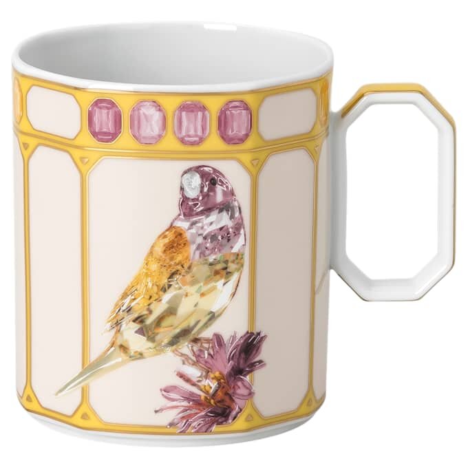 Tazza Idyllia in porcellana, motivo Crystal Print, fringuello, giallo Tazza Idyllia in porcellana, motivo Crystal Print, fringuello, giallo