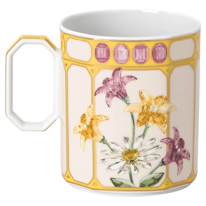 Tazza Idyllia in porcellana, motivo Crystal Print, fringuello, giallo Tazza Idyllia in porcellana, motivo Crystal Print, fringuello, giallo