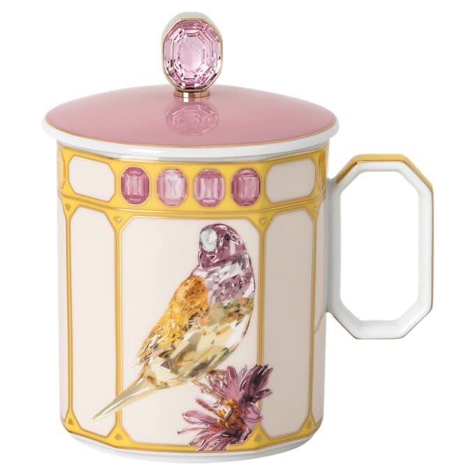 Tazza Idyllia in porcellana, motivo Crystal Print, fringuello, giallo Tazza Idyllia in porcellana, motivo Crystal Print, fringuello, giallo