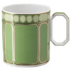Tazza Signum con coperchio in porcellana, verde