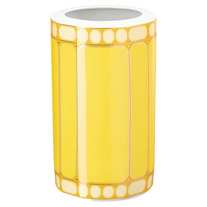 Vaso Signum in porcellana, giallo Vaso Signum in porcellana, giallo
