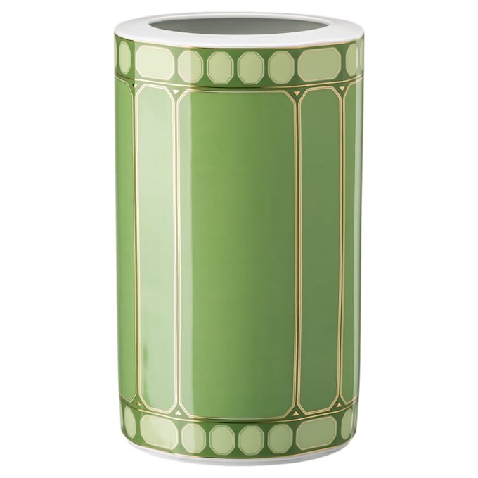 Vaso Signum in porcellana, grande, verde Vaso Signum in porcellana, grande, verde
