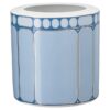 Vaso Signum in porcellana, largo, blu Vaso Signum in porcellana, largo, blu