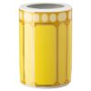 Vaso Signum in porcellana, medio, giallo Vaso Signum in porcellana, medio, giallo