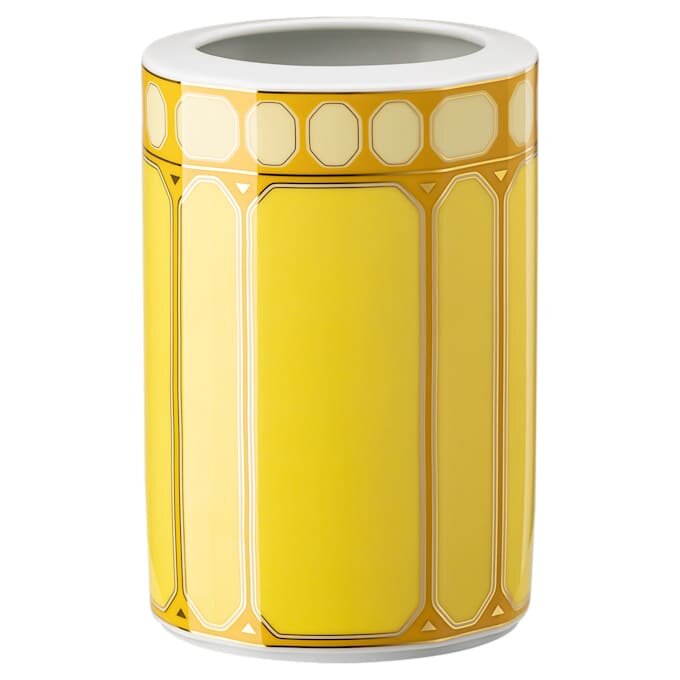 Vaso Signum in porcellana, medio, giallo Vaso Signum in porcellana, medio, giallo