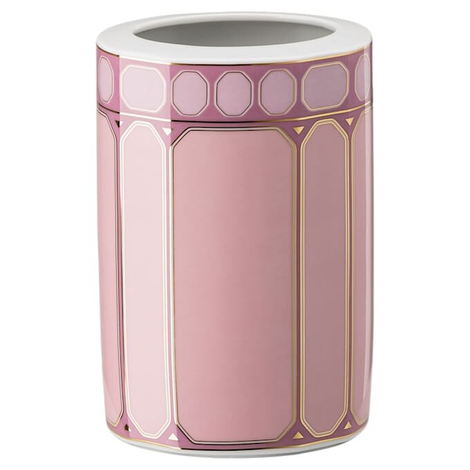 Vaso Signum in porcellana, medio, rosa Vaso Signum in porcellana, medio, rosa