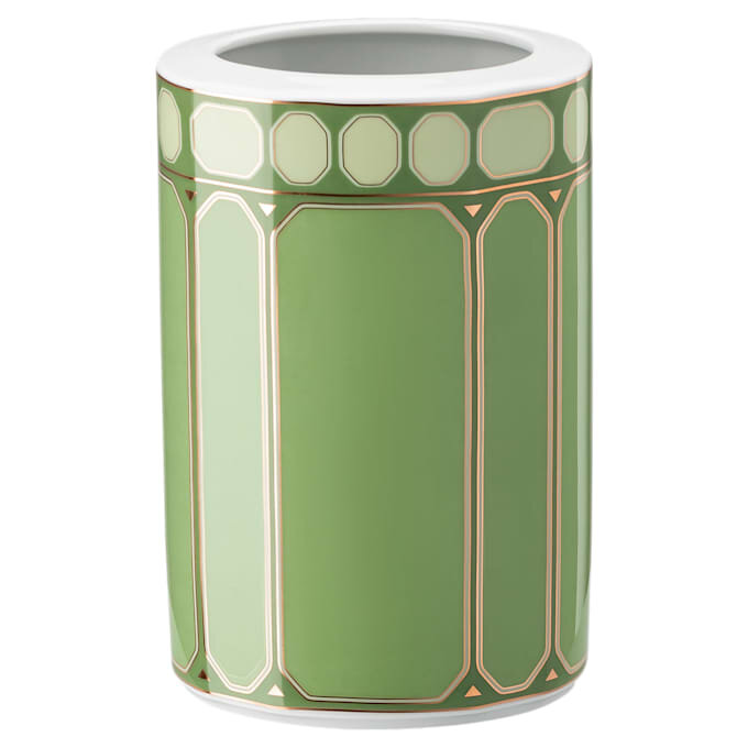 Vaso Signum in porcellana, medio, verde Vaso Signum in porcellana, medio, verde